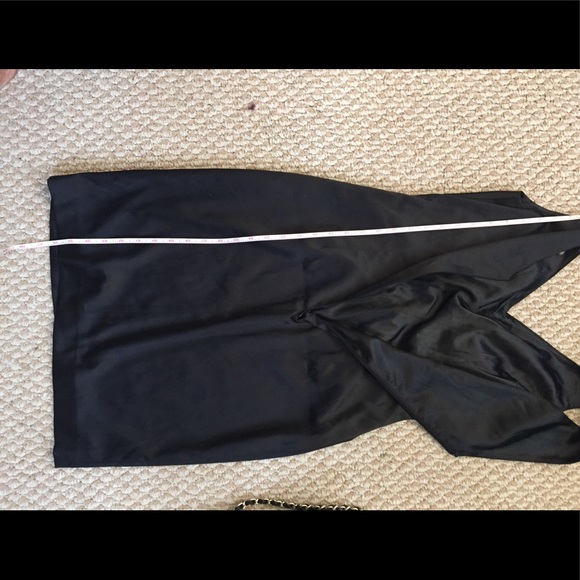 TAHARI Satin Sheath Sexy Work to Date Night Dress - Picture 2 of 5